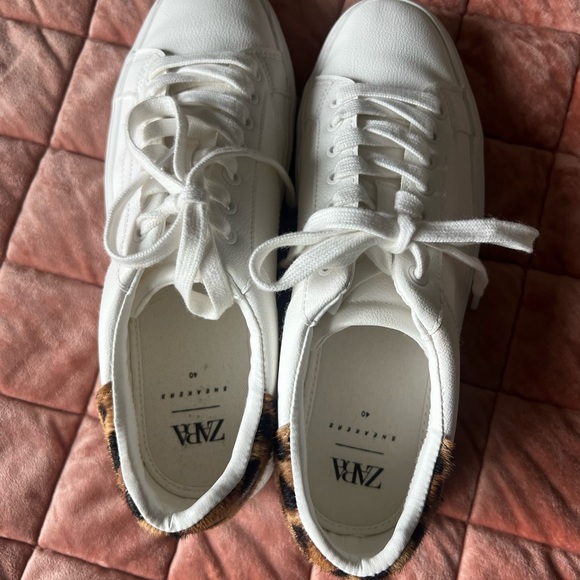 Zara Animal Print Trainers Size 40 size 9 - Picture 4 of 8